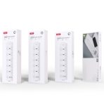 Купити Мережевий Подовжувач XO WL19 5AC+USB-A+1USB-C 2m