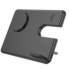 Купити Бездротовий Зарядний Пристрій Hoco CQ1 3-in-1 15W (for iWatch)