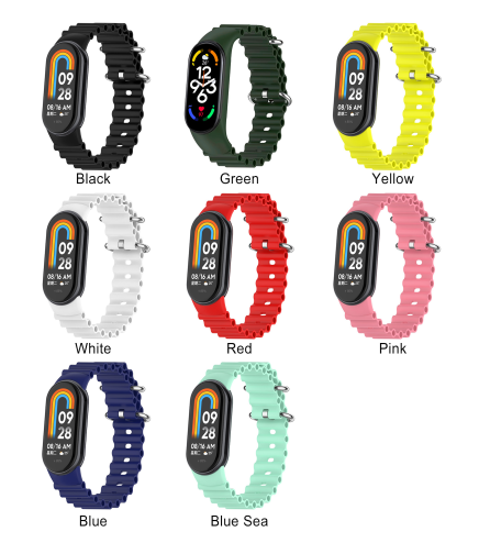 Ремінець для Xiaomi Mi Band 8/9/10 Ocean band превью 9
