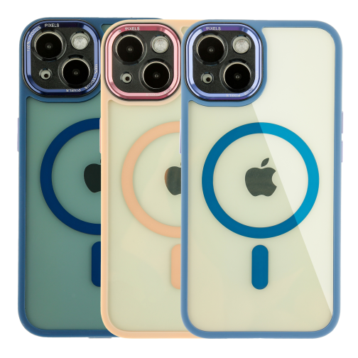 Чохол TPU+PC+Metal Calais with MagSafe для iPhone 13