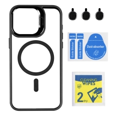 Купити Чохол TPU+PC+Metal Stand Case with MagSafe and Camera Lenses для iPhone 15 Pro Max