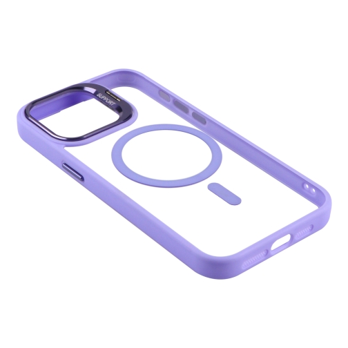Купить Чехол TPU+PC+Metal Stand Case with MagSafe and Camera Lenses для iPhone 15 Pro Max, 13