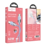 Купить USB Hoco U132 60W Type-C to Type-C 1.2m, 2