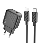 Купити Мережевий Зарядний Пристрій Hoco CS22A 1USB-C PD/QC 30W+Type-C to Type-C, 2