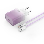 Купить Сетевое Зарядное Устройство XO CE18 1Type-C PD/QC 30W Type-C to Lightning, 4