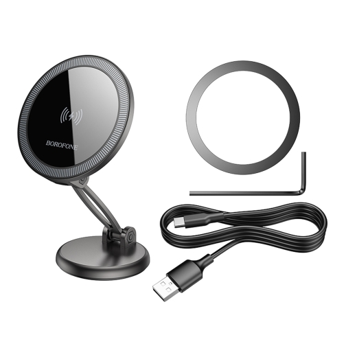 Купить Автодержатель Borofone BH218 Magnetic Wireless 15W, 5