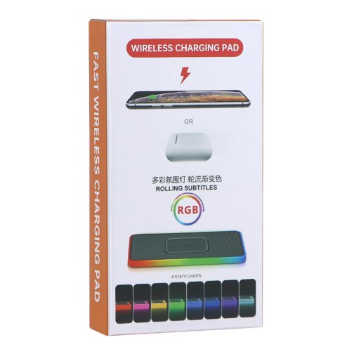 Купить Беспроводное Зарядное Устройство Car/15W RGB/Type-C Cable 30 cm, 2