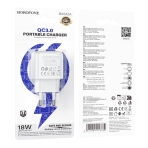 Купити Мережевий Зарядний Пристрій Borofone BAS42A 1USB QC3.0 18W, 2
