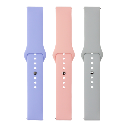 Ремінець Универс 20mm Silicone Original Button Design для Samsung/Amazfit/Huawei