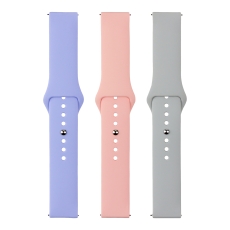 Купити Ремінець Универс 20mm Silicone Original Button Design для Samsung/Amazfit/Huawei Купити Ремінець Универс 20mm Silicone Original Button Design для Samsung/Amazfit/Huawei