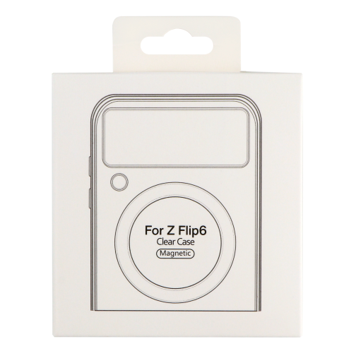 Чохол TPU Clear Case with MagSafe для Samsung Flip 6 (F741) превью 2