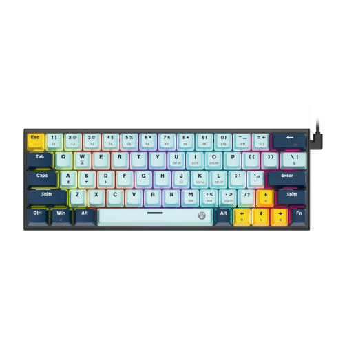Клавіатура Ігрова FANTECH ATOM63 MK874V2 MIZU Red Switch превью 3