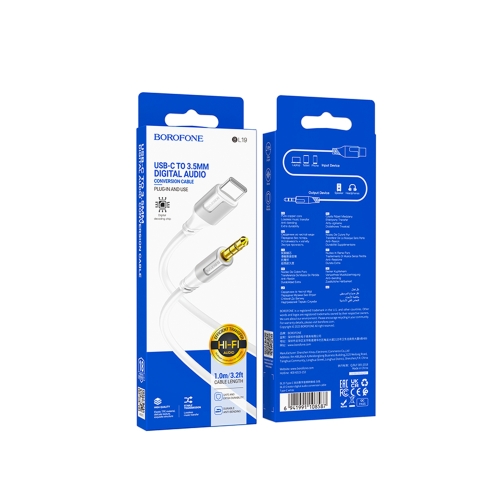 Купить Aux Borofone BL19 Type-C, 8
