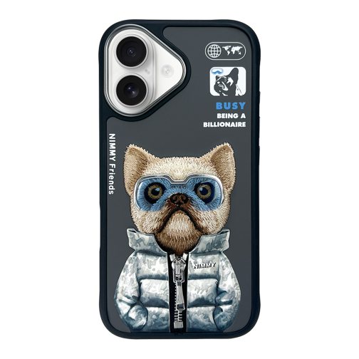 Чохол TPU+PC Nimmy 3D with Metal Buttons для iPhone 16 превью 5