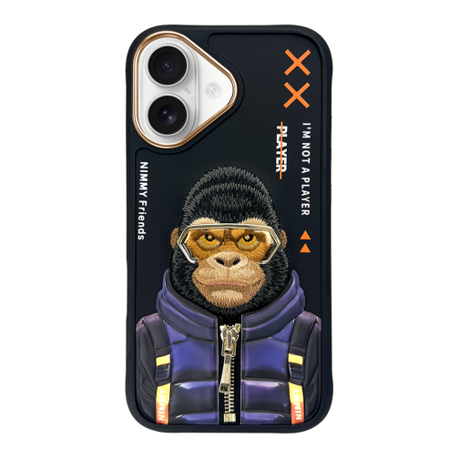 Чохол TPU+PC Nimmy 3D with Metal Buttons для iPhone 16 превью 6