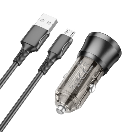 Купити Автомобільний Зарядний Пристрій Borofone BZ23 1USB QC18W+Micro, 4