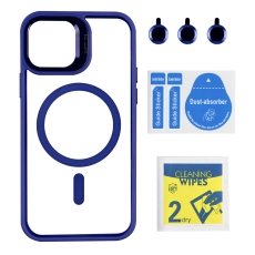Купити Чохол TPU+PC+Metal Stand Case with MagSafe and Camera Lenses для iPhone 12/12 Pro