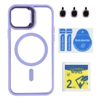 Купити Чохол TPU+PC+Metal Stand Case with MagSafe and Camera Lenses для iPhone 12/12 Pro, 7