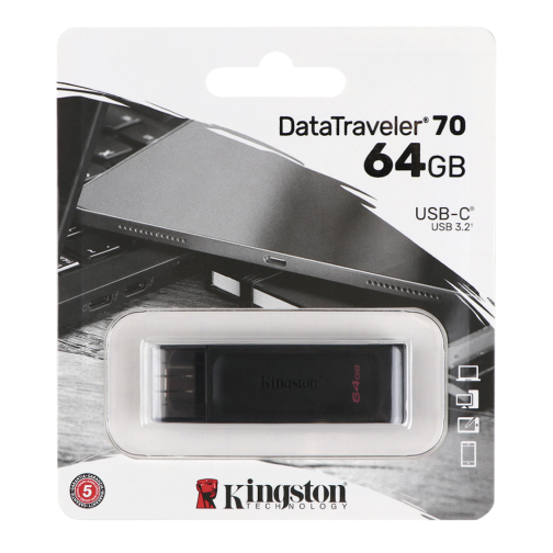 USB флеш-накопичувач 3.2 Kingston DT 70 64GB Type-C