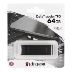 Купити USB флеш-накопичувач 3.2 Kingston DT 70 64GB Type-C Купити USB флеш-накопичувач 3.2 Kingston DT 70 64GB Type-C