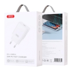 Купити Мережевий Зарядний Пристрій XO L126 1USB-C PD/QC 20W, 5