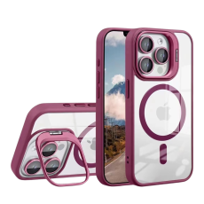 Купить Чехол TPU+PC+Metal Stand Case with MagSafe and Camera Lenses для iPhone 15 Pro Купить Чехол TPU+PC+Metal Stand Case with MagSafe and Camera Lenses для iPhone 15 Pro