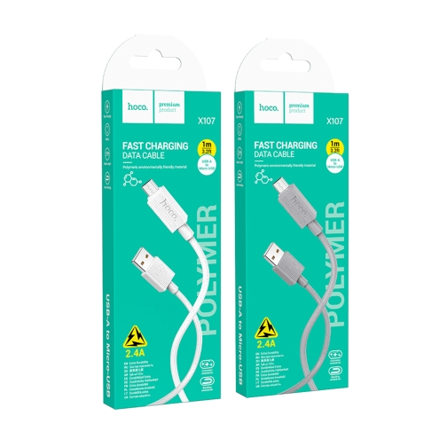 Купити Кабель USB Hoco X107 Micro 2.4A, 7
