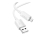 Купити Кабель USB Hoco X107 Micro 2.4A Бiлий