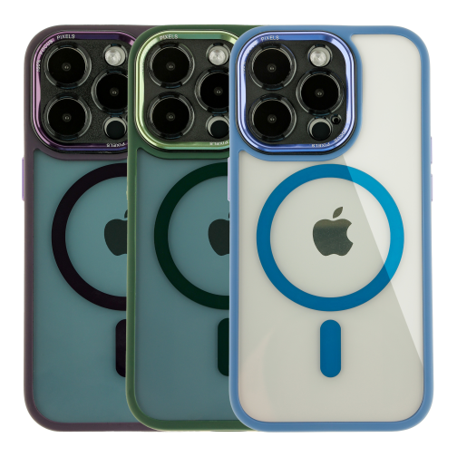 Чохол TPU+PC+Metal Calais with MagSafe для iPhone 14 Pro