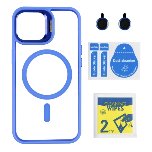 Купить Чехол TPU+PC+Metal Stand Case with MagSafe and Camera Lenses для iPhone 14, 3