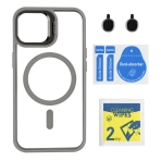 Купить Чехол TPU+PC+Metal Stand Case with MagSafe and Camera Lenses для iPhone 14, 7