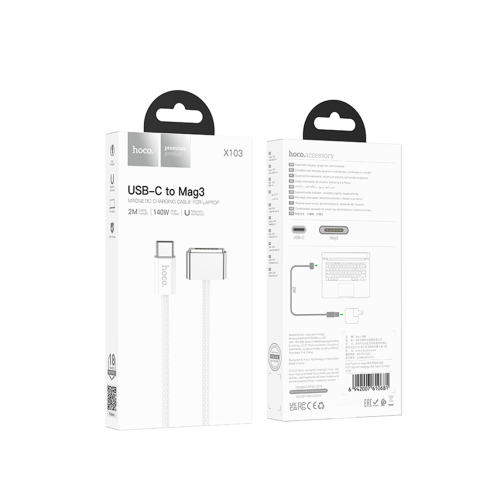 Кабель USB Hoco X103 Type-C to Mag3 2m превью 2