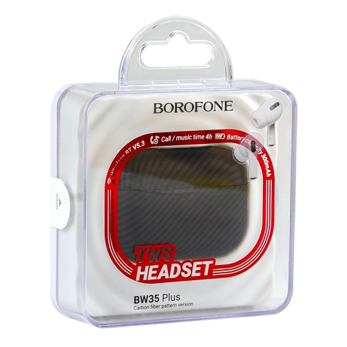 Купить Блютуз Стерео Гарнитура Borofone BW35 Plus TWS (carbon version), 2