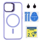 Купить Чехол TPU+PC+Metal Stand Case with MagSafe and Camera Lenses для iPhone 14, 11