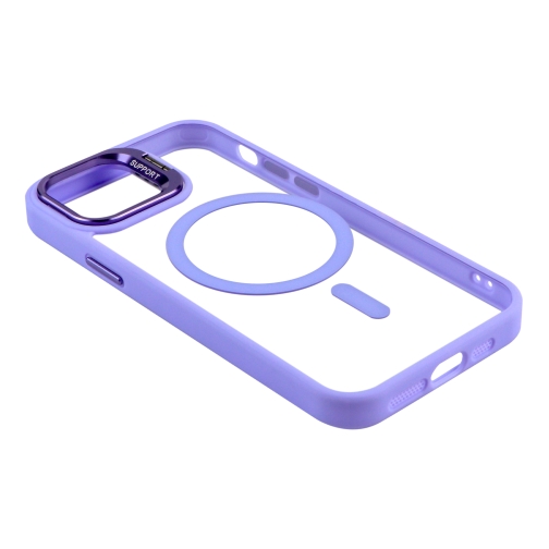 Купить Чехол TPU+PC+Metal Stand Case with MagSafe and Camera Lenses для iPhone 14, 13