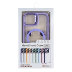 Купить Чехол TPU+PC+Metal Stand Case with MagSafe and Camera Lenses для iPhone 14, 15