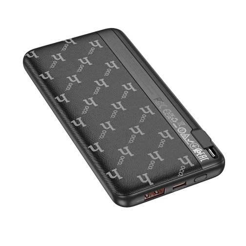 Купити Універсальна Мобільна Батарея Power Bank Hoco Q29 Nobility 22.5W+PD20W with cable(Type-C) 10000mAh, 6