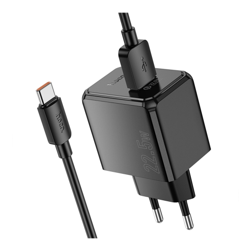 Купить Сетевое Зарядное Устройство Hoco CS17A 1USB Multi-Protocol 22.5W+USB to Type-C, 4