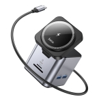Купить USB Hub Hoco HB49 Type-C to HDTV+PD100W+USB3.0*3+SD+TF+RJ45(1Gbps)+Wireless 15W, 5