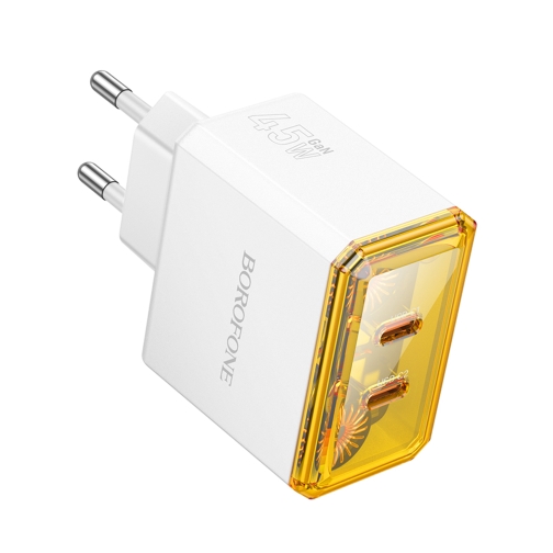 Купить Сетевое Зарядное Устройство Borofone BAS33A 2USB-C PD/QC45W, 3