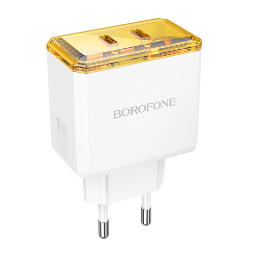 Купить Сетевое Зарядное Устройство Borofone BAS33A 2USB-C PD/QC45W, 5