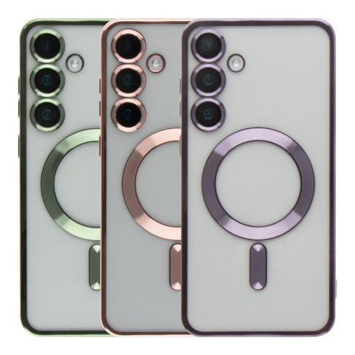 Купить Чехол TPU Metallic Full Camera with Magsafe для Samsung Galaxy S24+ 5G (S926)