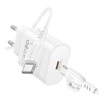 Купить Сетевое Зарядное Устройство Borofone BA82A 1USB-C PD/QC 25W+Type-C to Type-C, 6