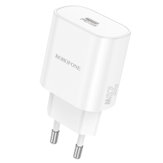 Купить Сетевое Зарядное Устройство Borofone BA82A 1USB-C PD/QC 25W Купить Сетевое Зарядное Устройство Borofone BA82A 1USB-C PD/QC 25W
