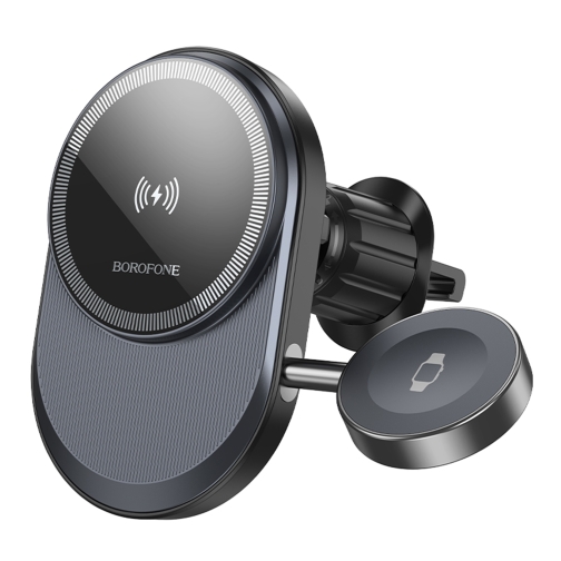 Купити Автотримач Borofone BH219 Fine 2-in-1 Magnetic Wireless 15W
