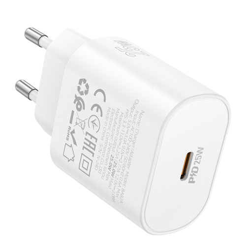 Мережевий Зарядний Пристрій Borofone BA82A 1USB-C PD/QC 25W превью 6
