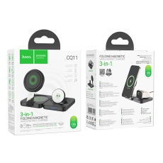 Купити Бездротовий Зарядний Пристрій Hoco CQ11 3-in-1 Magnetic Wireless 15W