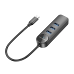 Купить USB Hub Borofone DH5 4-in-1 (Type-C to USB3.0*4)(L=0.2M), 3