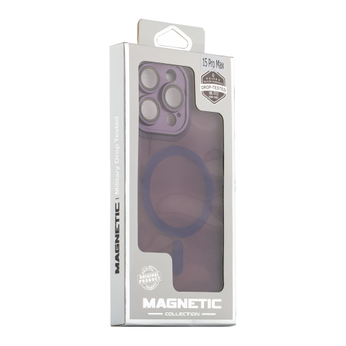 Чохол TPU+PC Magnetic Matte Camera Lens with Magsafe для iPhone 15 Pro Max превью 7