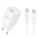 Купить Сетевое Зарядное Устройство Hoco C148A 1USB-C PD/QC 30W+Type-C to Type-C